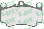 LPR 05P1588 Колодки тормозные дисковые PORSCHE 911 3.6-3.8 03- передние (99635194912)