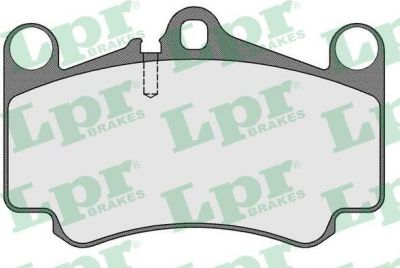 LPR 05P1588 Колодки тормозные дисковые PORSCHE 911 3.6-3.8 03- передние (99635194912)