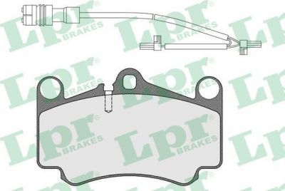 LPR 05P1588B комплект тормозных колодок, дисковый тормоз на PORSCHE 911 (997)