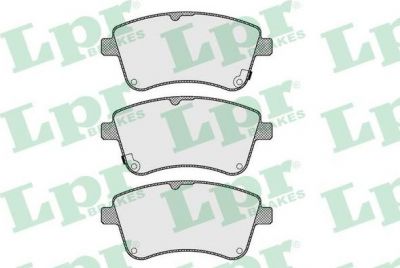 LPR 05P1623 Колодки тормозные дисковые KIA VENGA 10- передние (581011PA00)