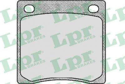 LPR 05P165 комплект тормозных колодок, дисковый тормоз на NISSAN CHERRY II купе (N10)