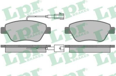 LPR 05P1656 КОМПЛЕКТ ТОРМОЗНЫХ КОЛОДОК, ДИСКОВЫЙ ТОРМОЗ