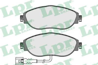 LPR 05P1734 КОМПЛЕКТ ТОРМОЗНЫХ КОЛОДОК, ДИСКОВЫЙ ТОРМОЗ