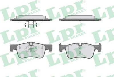 LPR 05P1752 Колодки тормозные 1 F20/F21 114-118 10- передние