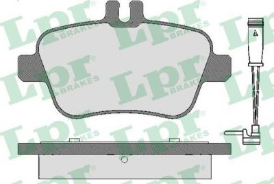 LPR 05P1782A комплект тормозных колодок, дисковый тормоз на MERCEDES-BENZ B-CLASS (W246, W242)