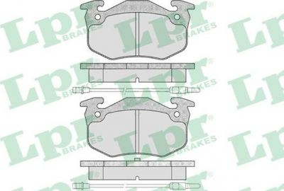 LPR 05P201 Колодки тормозные дисковые BX, Alpine (F) 83-91 95589273 (571302)