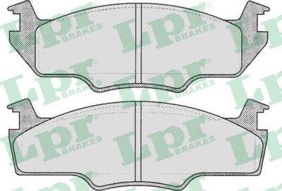 LPR 05P227 комплект тормозных колодок, дисковый тормоз на VW PASSAT (32B)