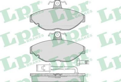 LPR 05P236 комплект тормозных колодок, дисковый тормоз на AUSTIN MAESTRO (XC)