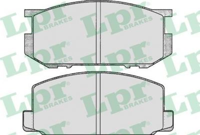 LPR 05P248 комплект тормозных колодок, дисковый тормоз на TOYOTA CELICA купе (RA4_, TA4_)