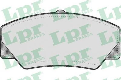 LPR 05P277 Колодки тормозные дисковые FORD TRANSIT 85-92 передние (571336)