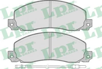 LPR 05P278 Колодки тормозные дисковые RENAULT TRAFIC 80-97г 1,6-2,1l (7701201539)