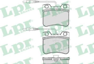 LPR 05P283 Колодки тормозные CITROEN AX 1.0-1.5 86-98 передние