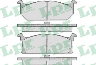 LPR 05P291 комплект тормозных колодок, дисковый тормоз на SUZUKI SWIFT I (AA)