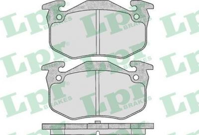 LPR 05P307 Колодки тормозные дисковые зад ZX -97/XSARA 97- (7701203919)