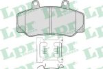 LPR 05P318 Колодки тормозные дисковые VOLVO 740/760/940/960 82-96 передние (272827)