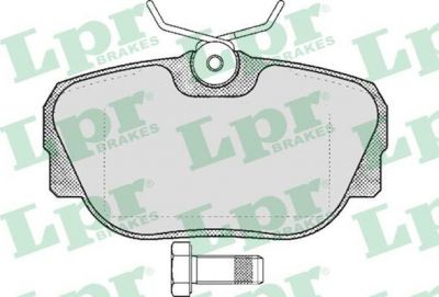 LPR 05P319 Колодки тормозные передние E30 1.6-2.5 82-93 (34119058989)