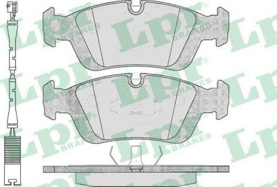 LPR 05P331A комплект тормозных колодок, дисковый тормоз на 3 (E36)