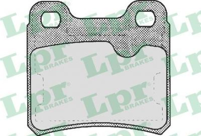 LPR 05P333 Колодки тормозные задние OPEL ASTRA 92-98 VECTRA A SAAB 900 93-98 (90485136)