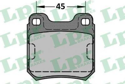 LPR 05P334 Колодки тормозные задние OPEL OMEGA A B VECTRA B SAAB 900 93-98 9-3 98-03 9-5 (9201354)