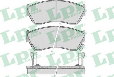 LPR 05P343 05P343 Дисковая тормозная колодка