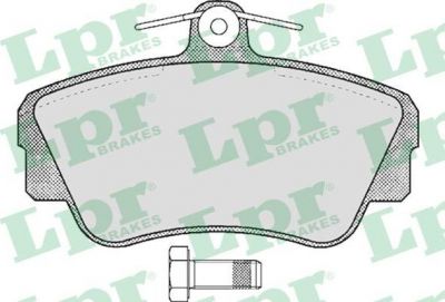LPR 05P347 Колодки тормозные дисковые VOLVO 440/460/480 87-96 передние (571414)