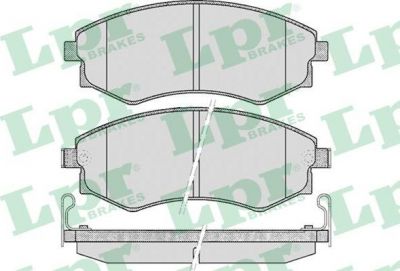 LPR 05P348 Колодки тормозные дисковые HYUNDAI ELANTRA/MATRIX/SONATA передние (5810135A10)