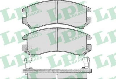 LPR 05P363 Колодки тормозные дисковые NISSAN SUNNY 1.6-1.8 86-91/SUZUKI SWIFT 1.3/1.6 89-01 передние (4106076A88)