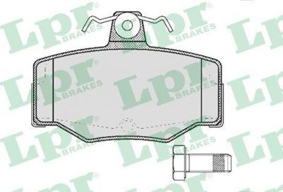 LPR 05P387 Колодки тормозные задние NISSAN Primera P11 1996-2001 Almera 00-- (440603F085)