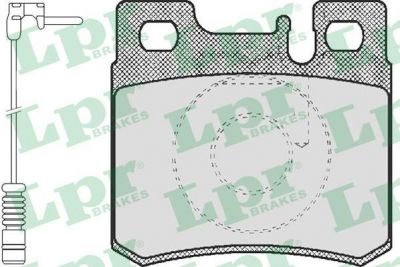 LPR 05P428A комплект тормозных колодок, дисковый тормоз на MERCEDES-BENZ C-CLASS универсал (S202)