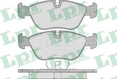 LPR 05P436 Колодки тормозные дисковые VOLVO 850/S70/V70 91-00 передние (9485593)