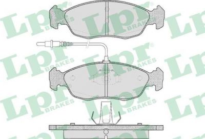 LPR 05P450 05P450 Дисковая тормозная колодка