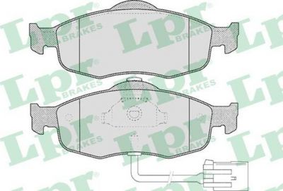 LPR 05P461 Колодки тормозные передние FORD MONDEO 93-00 SCORPIOO 86-94 без датч. (6882584)