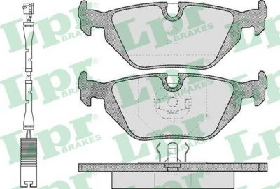 LPR 05P463A комплект тормозных колодок, дисковый тормоз на 3 (E36)
