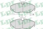 LPR 05P493 Колодки тормозные передние CITROEN JUMPER FIAT DUCATO PEUGEOT BOXER 94-02 (425116)