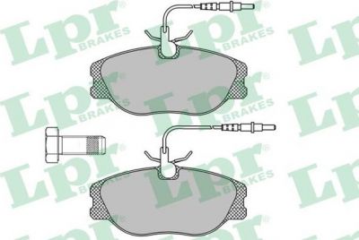 LPR 05P498 05P498 Дисковая тормозная колодка