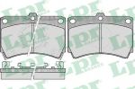 LPR 05P587 Колодки тормозные дисковые MAZDA 323 1.1-1.7 85-91 передние (B09249280)