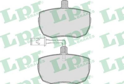 LPR 05P590 Колодки тормозные дисковые RANGE ROVER 11 D 07/1970- 07/1994 (571442)