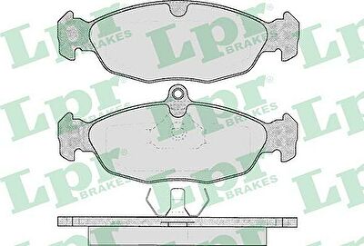 LPR 05P599 Колодки тормозные передние OPEL ASTRA F DAEWOO NEXIA CHEVROLET LANOS 97> (90510331)