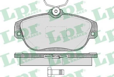 LPR 05P601 Колодки тормозные передние VOLVO 740-960 (31261183)