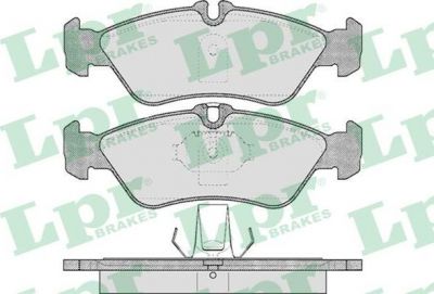 LPR 05P610 Колодки тормозные задние MB W460 W463 SPRINTER (901-904) VW LT 97>07 156,4x54,8x18,5mm (0024206020)