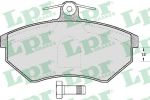 LPR 05P613 Колодки тормозные дисковые VOLKSWAGEN G3 2.0/1.9D/PASSAT 2.0 92-97 передние (571864)