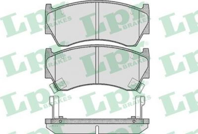 LPR 05P617 Колодки тормозные передние NISSAN ALMERA N15 95-98 (410601N090)