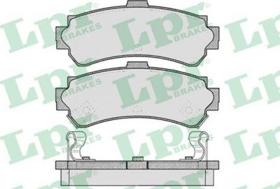 LPR 05P624 Колодки тормозные дисковые зад. NISSAN ALMERA(N15) 1,41,6L/2,0D 95-00г (440600M890)