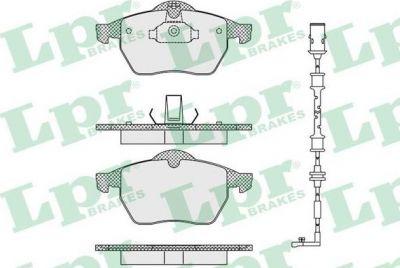 LPR 05P635A комплект тормозных колодок, дисковый тормоз на OPEL VECTRA B (36_)