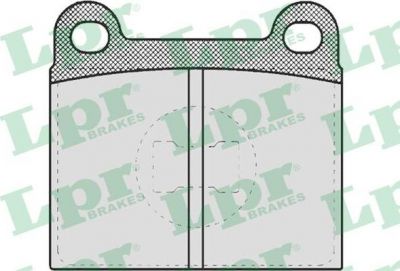 LPR 05P659 Колодки тормозные дисковые AUDI 80/VOLKSWAGEN GOLF I/JETTA/PASSAT 72-88 передние (571221)