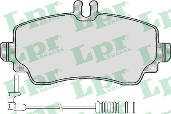 LPR 05P670A комплект тормозных колодок, дисковый тормоз на MERCEDES-BENZ A-CLASS (W168)