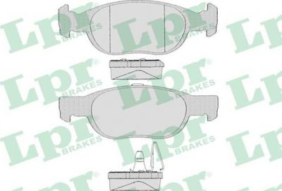 LPR 05P687 05P687 Дисковая тормозная колодка