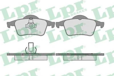 LPR 05P705 Колодки тормозные зад S60 S80 V70 97- XC70 97- (86349250)