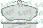 LPR 05P719 Колодки тормозные передние AUDI A4 1.6 1.8 1.9D 95>00 VOLKSWAGEN PASSAT 97>00 G3 CADDY 95>04 POLO 95>01 (8E0698151N)