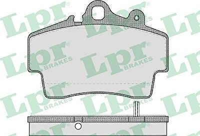 LPR 05P722 комплект тормозных колодок, дисковый тормоз на PORSCHE BOXSTER (987)